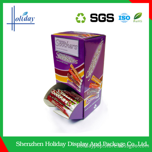 Hot Supermarket Customized Wholesale paper Cake stand box,snack candy bread display rack factory directly